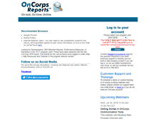 Tablet Screenshot of lisc.oncorpsreports.com