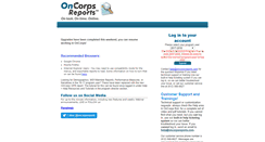 Desktop Screenshot of co.oncorpsreports.com