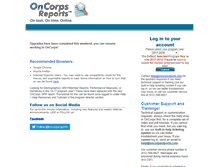 Tablet Screenshot of co.oncorpsreports.com